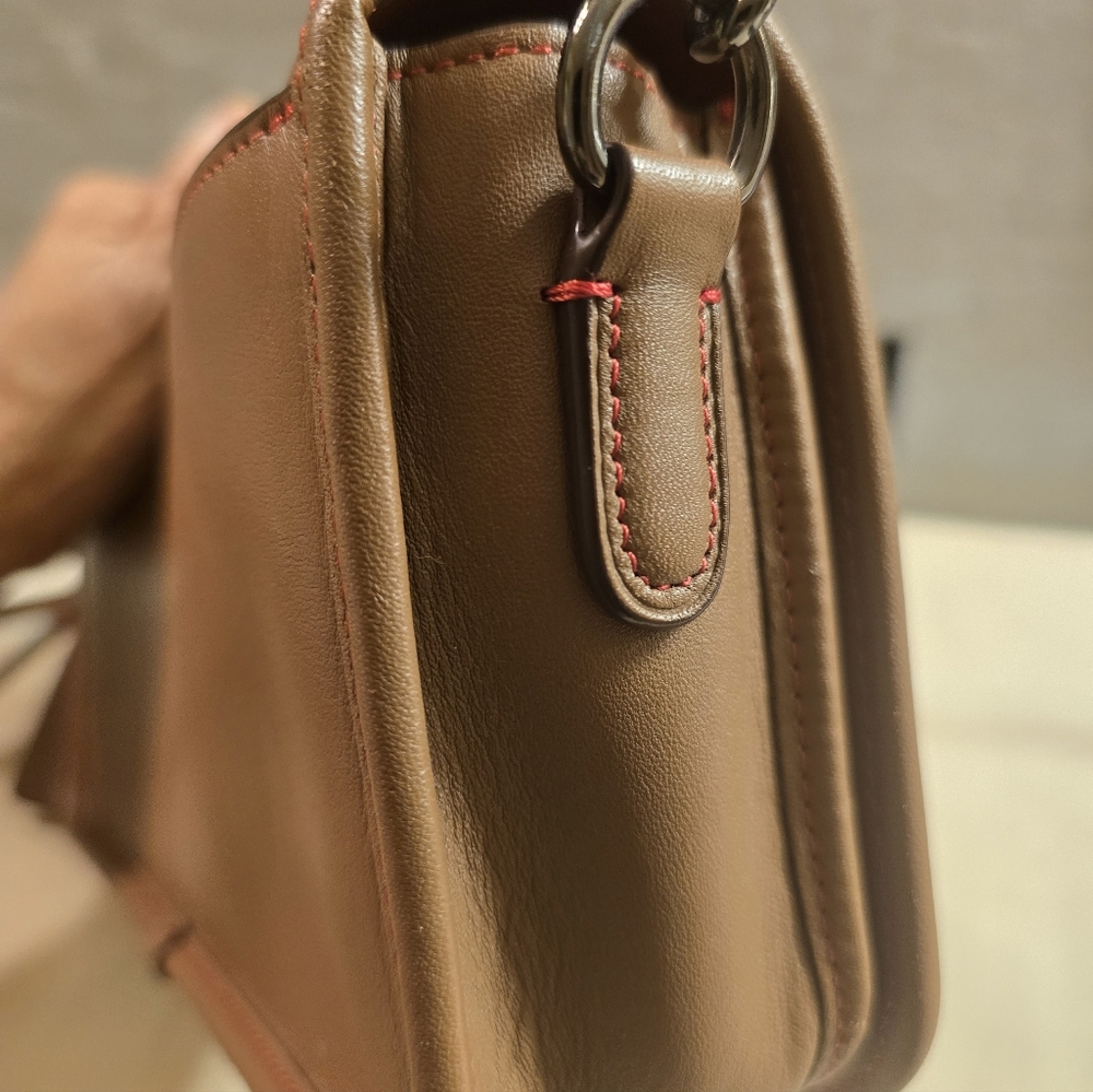 Brown Leather COACH Crossbody Bag - Picture 4 of 9